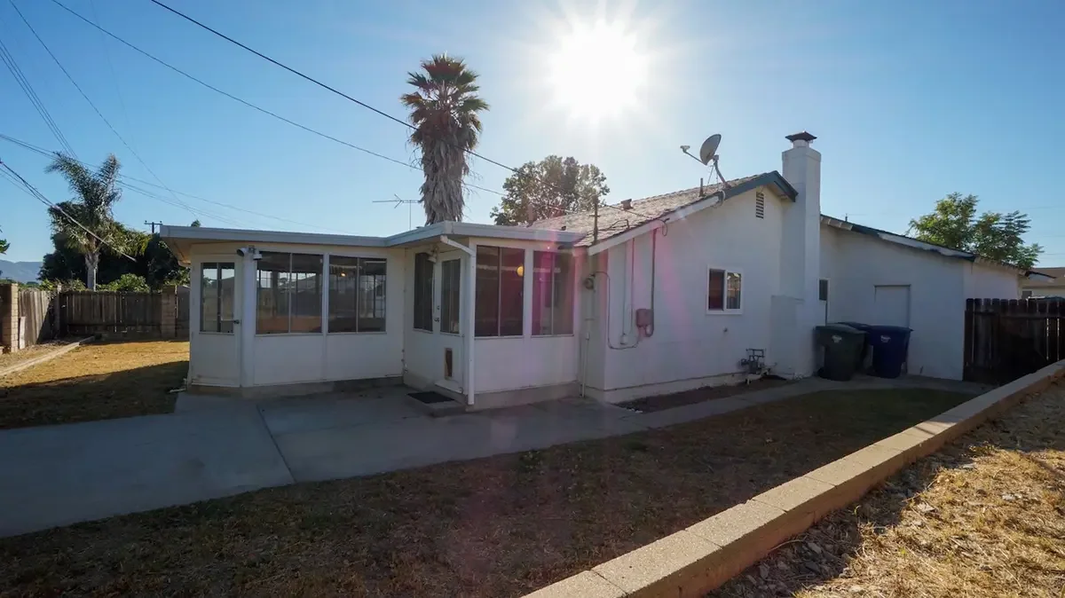 Backyard of 1930 Wolverton Avenue in Camarillo, CA.