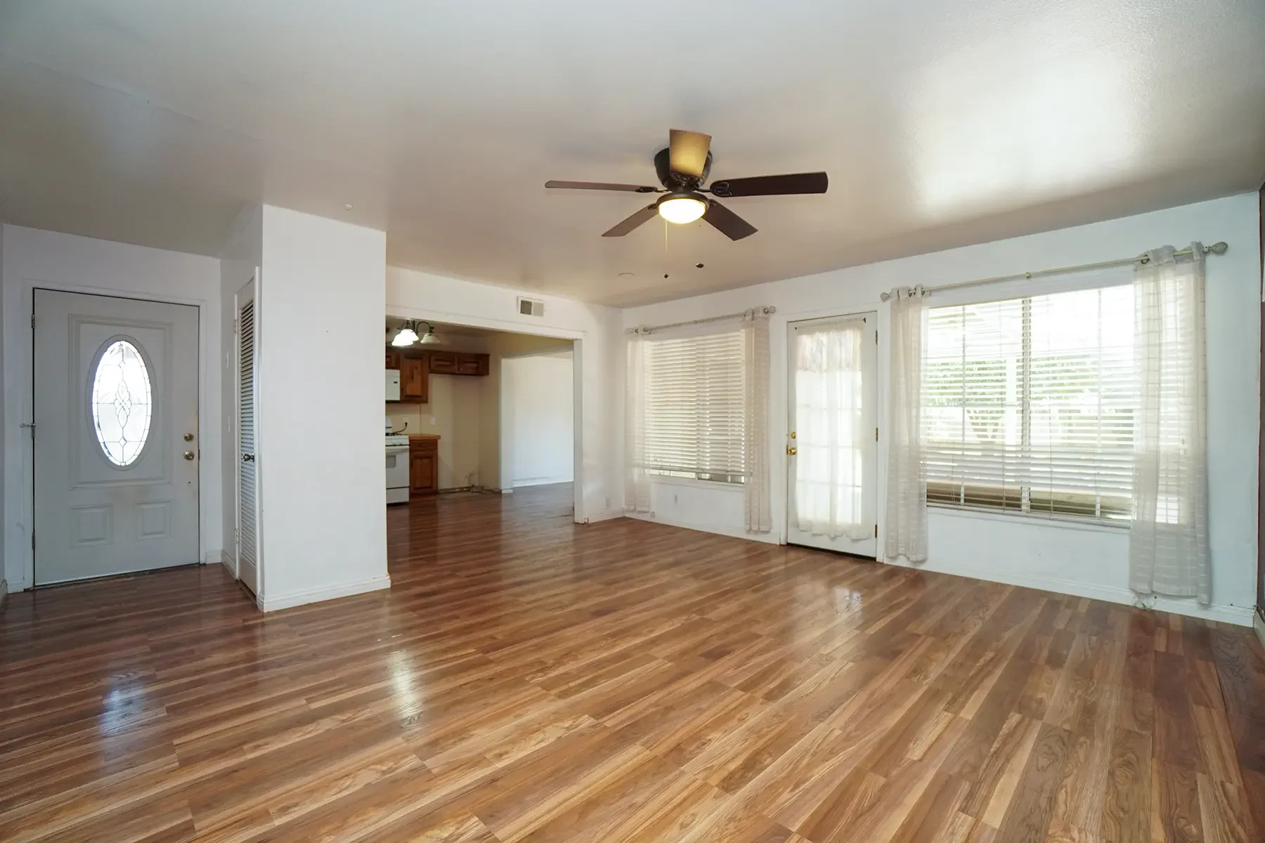 Living room of 14264 Sauder Street in La Puente, CA.