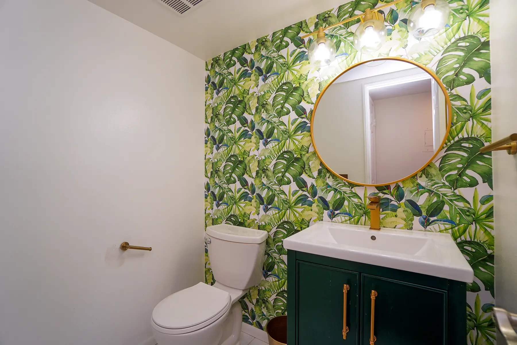 Powder room of 2077 Bard Road in Oxnard, CA.