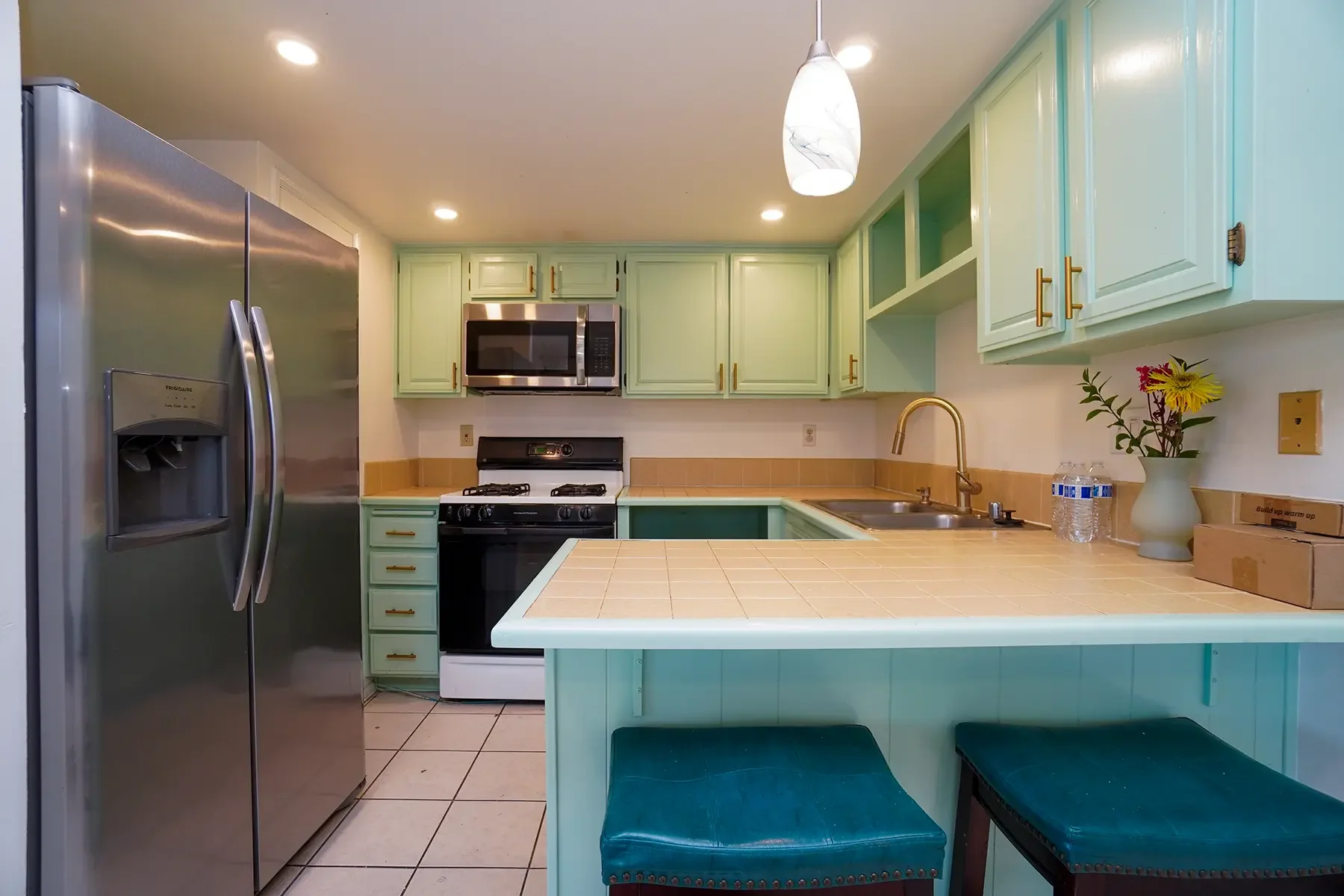 Kitchen of 2077 Bard Road in Oxnard, CA.