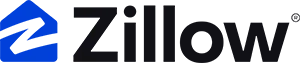 Logo for Zillow.