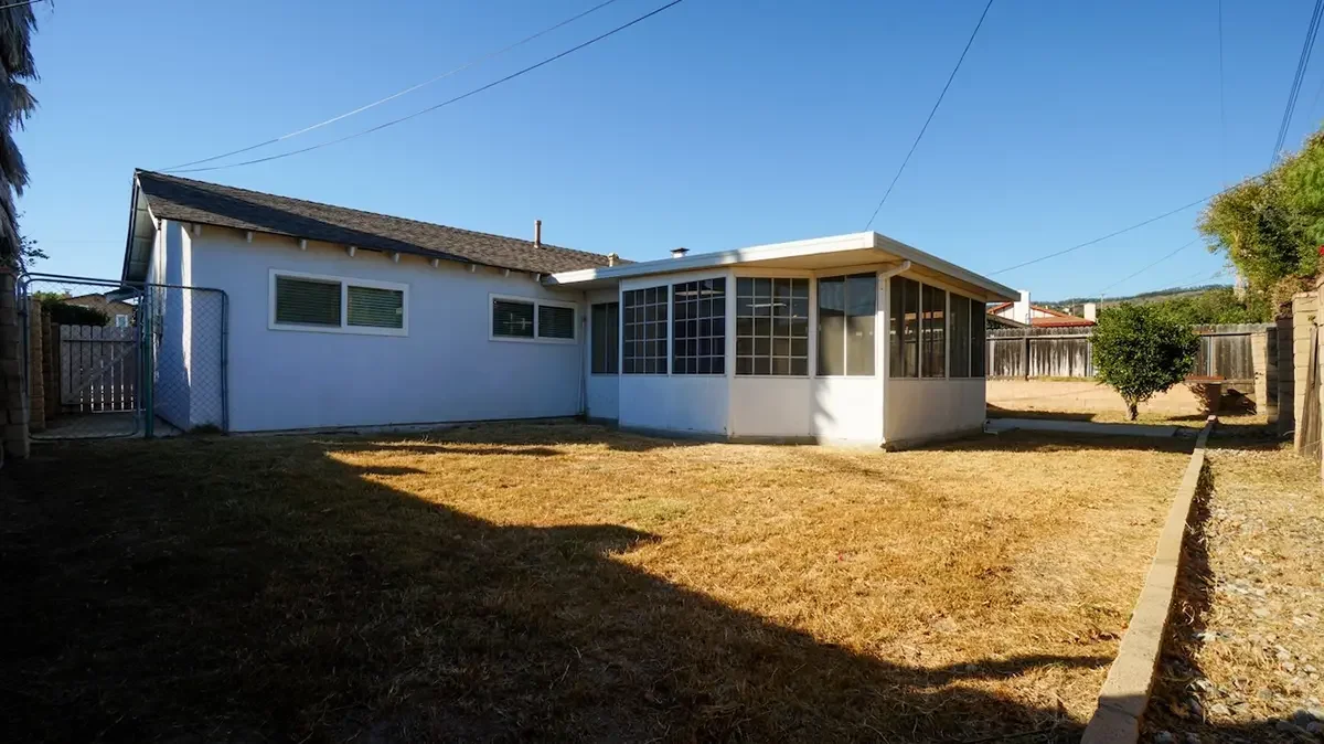Backyard of 1930 Wolverton Avenue in Camarillo, CA.