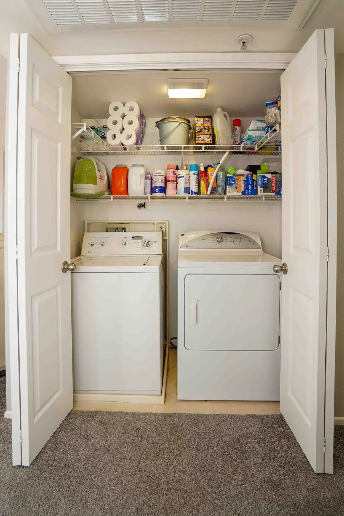 Laundry area at 4648 Granada Place in Santa Barbara, CA.