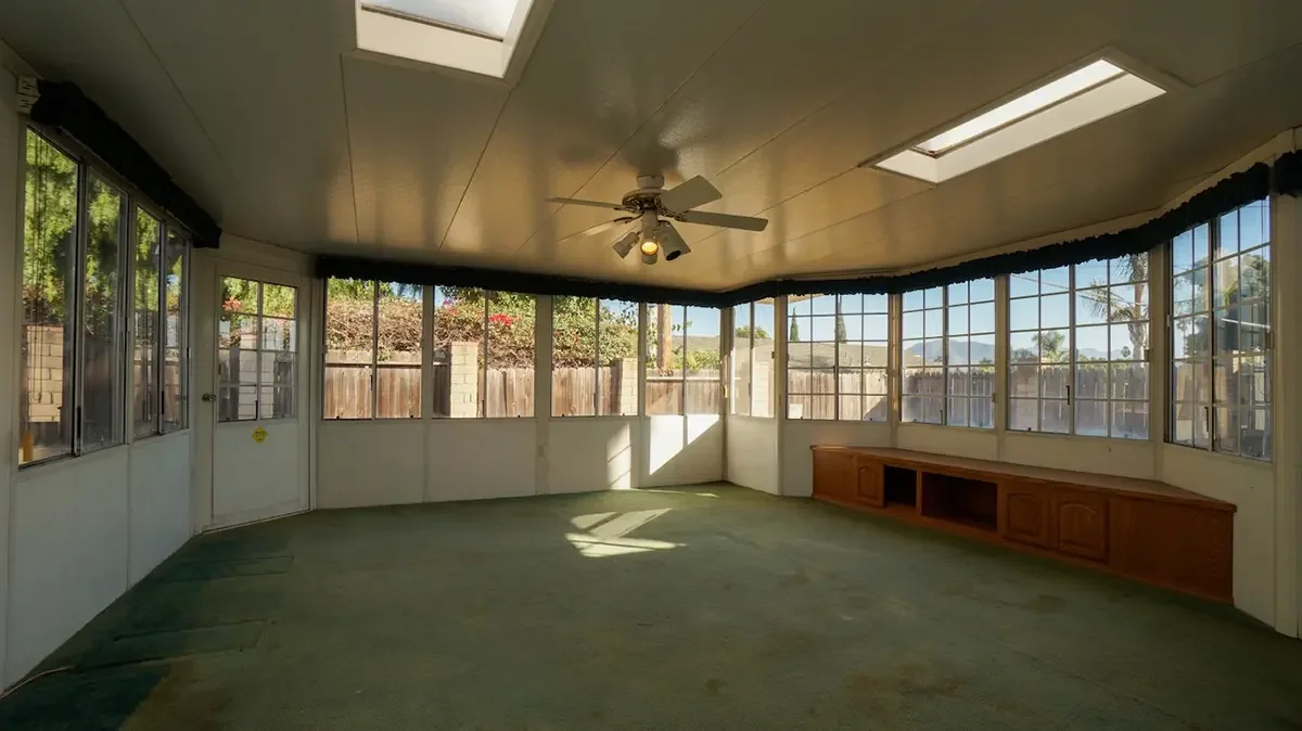 Sunroom of 1930 Wolverton Avenue in Camarillo, CA.