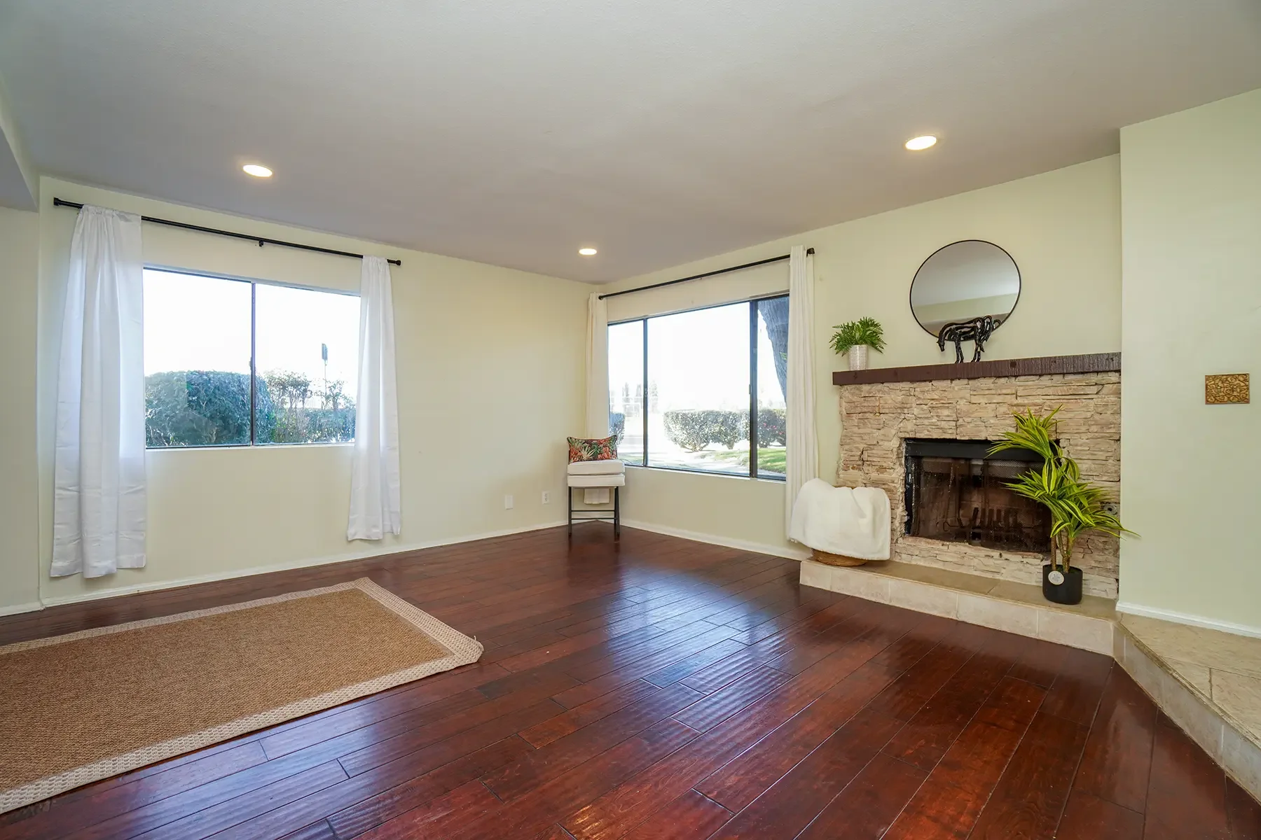 Living room of 2077 Bard Road in Oxnard, CA.