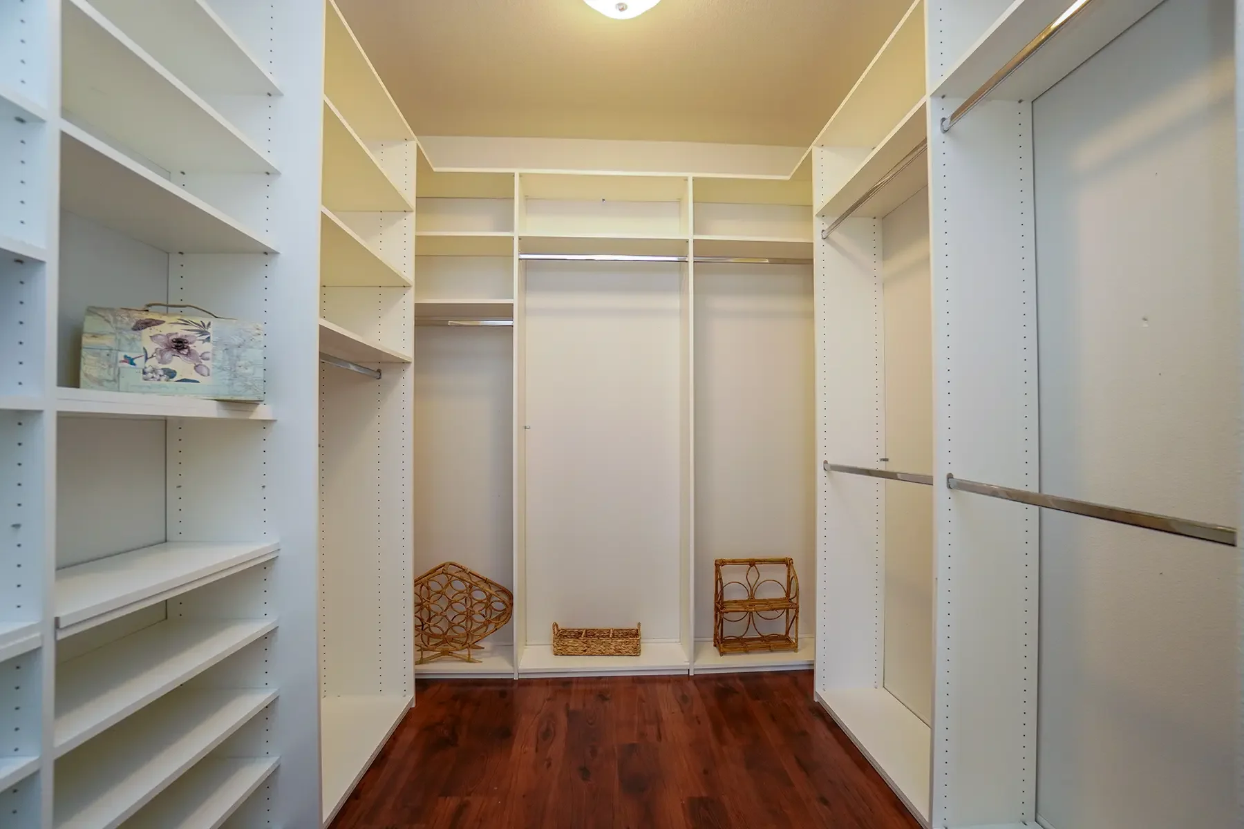 Main bedroom closet at 1239 Bayside Lane in Oxnard, CA.