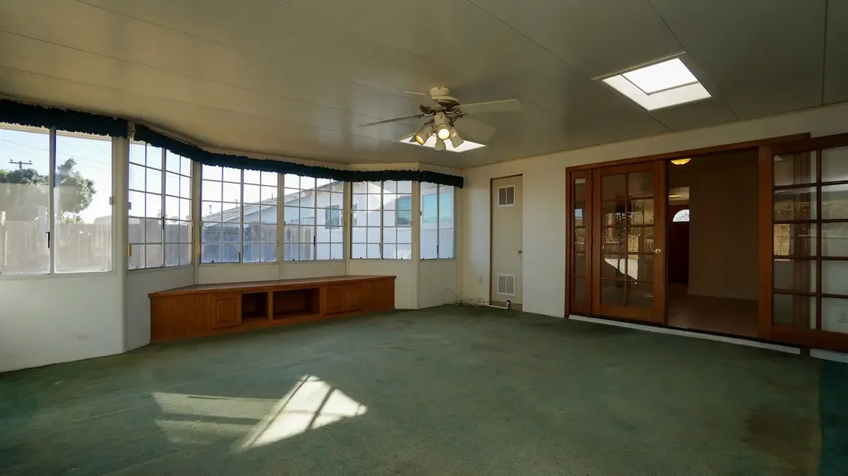 Sunroom of 1930 Wolverton Avenue in Camarillo, CA.