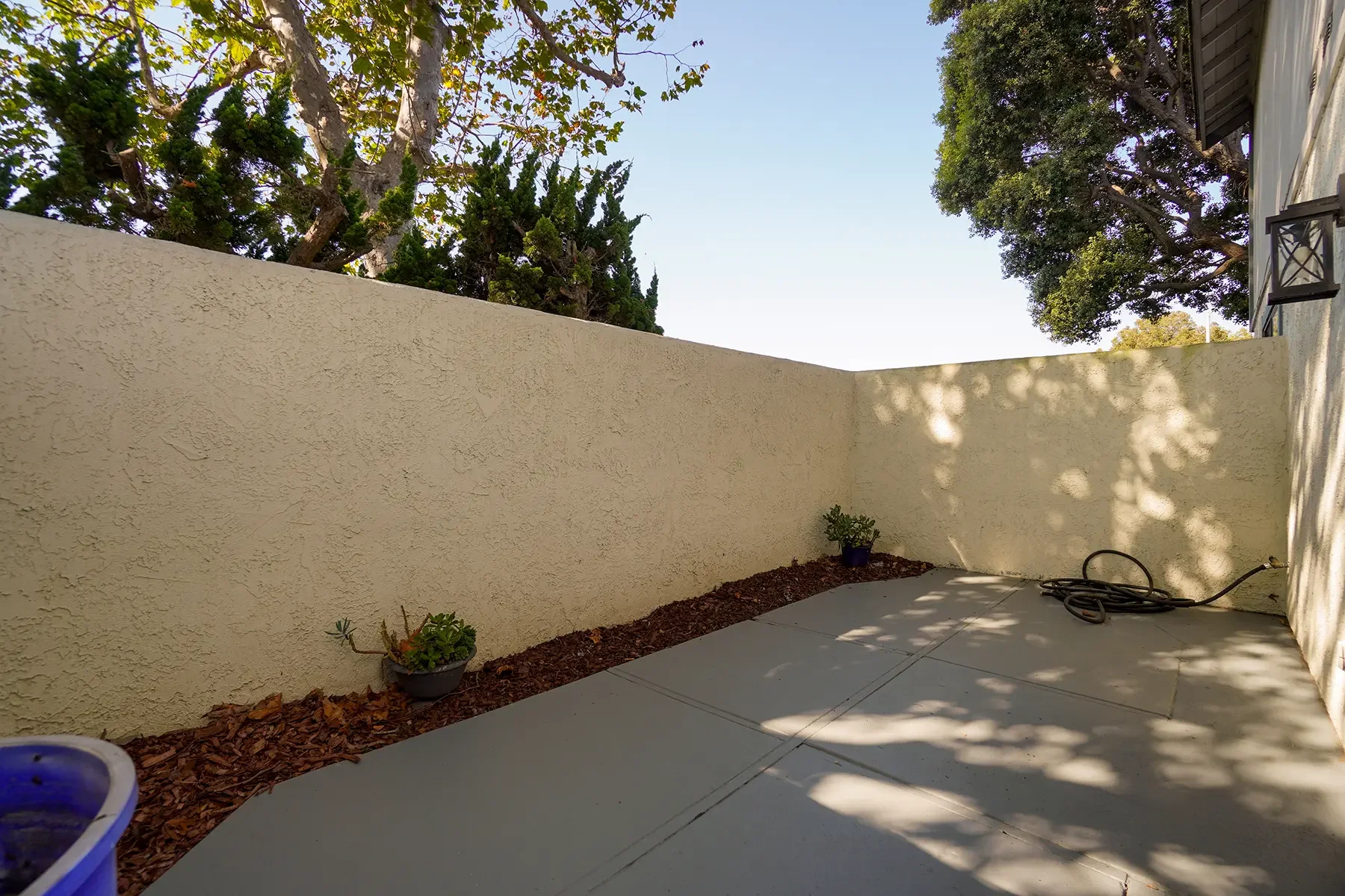 Outdoor patio of 2077 Bard Road in Oxnard, CA.