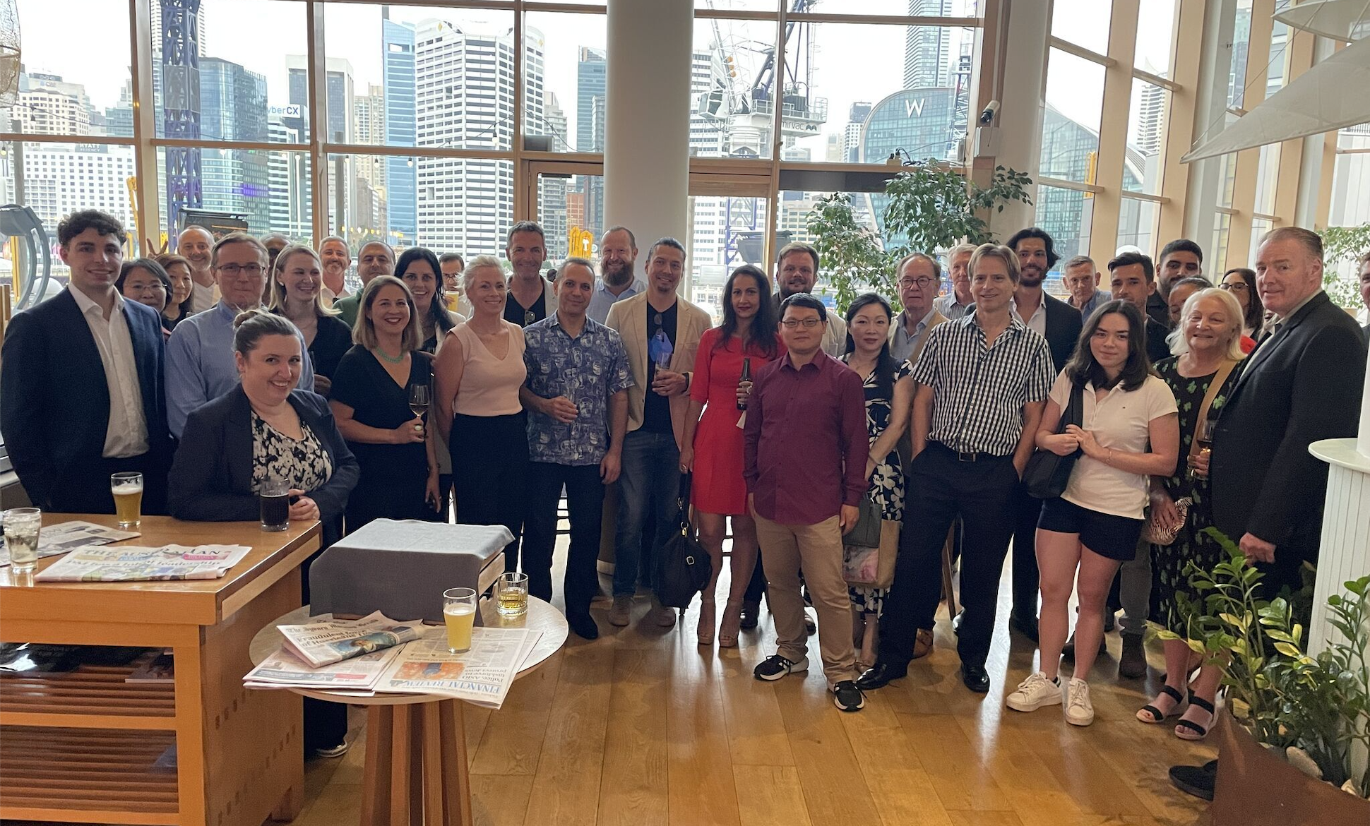 EMEA B2B Networking event photo. A large group of people at one of our events.