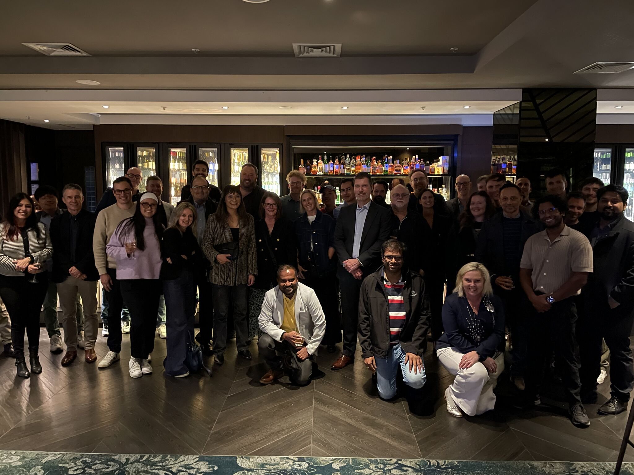 Group of people at one of our EMEA B2B networking events.