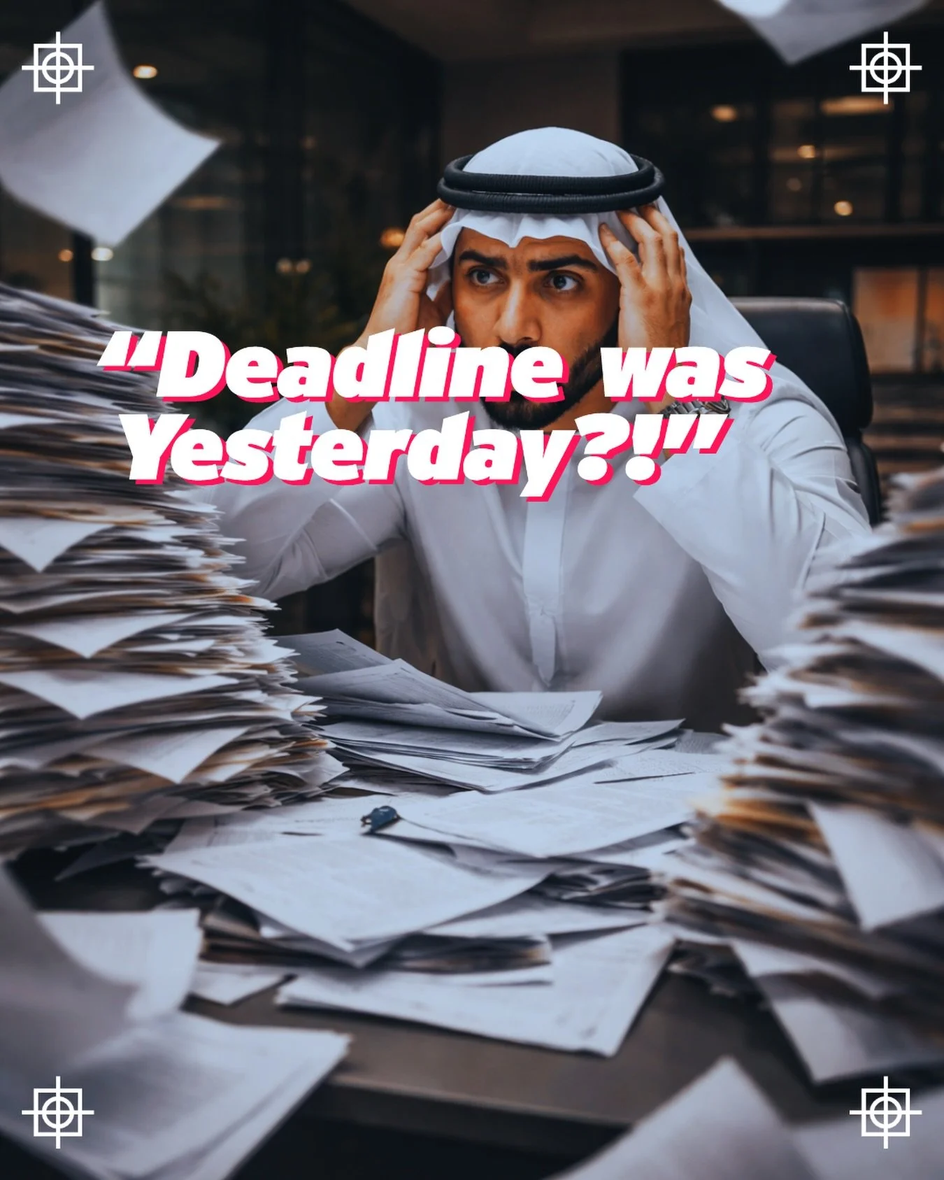 That feeling when you realize you forgot to (______)!!
Message/DM/reach out to see how we can help you catch your deadline.🚨🚨🚨