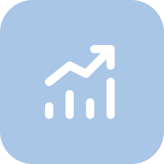 Icon rezultate sustenabile — creștere pe termen lung