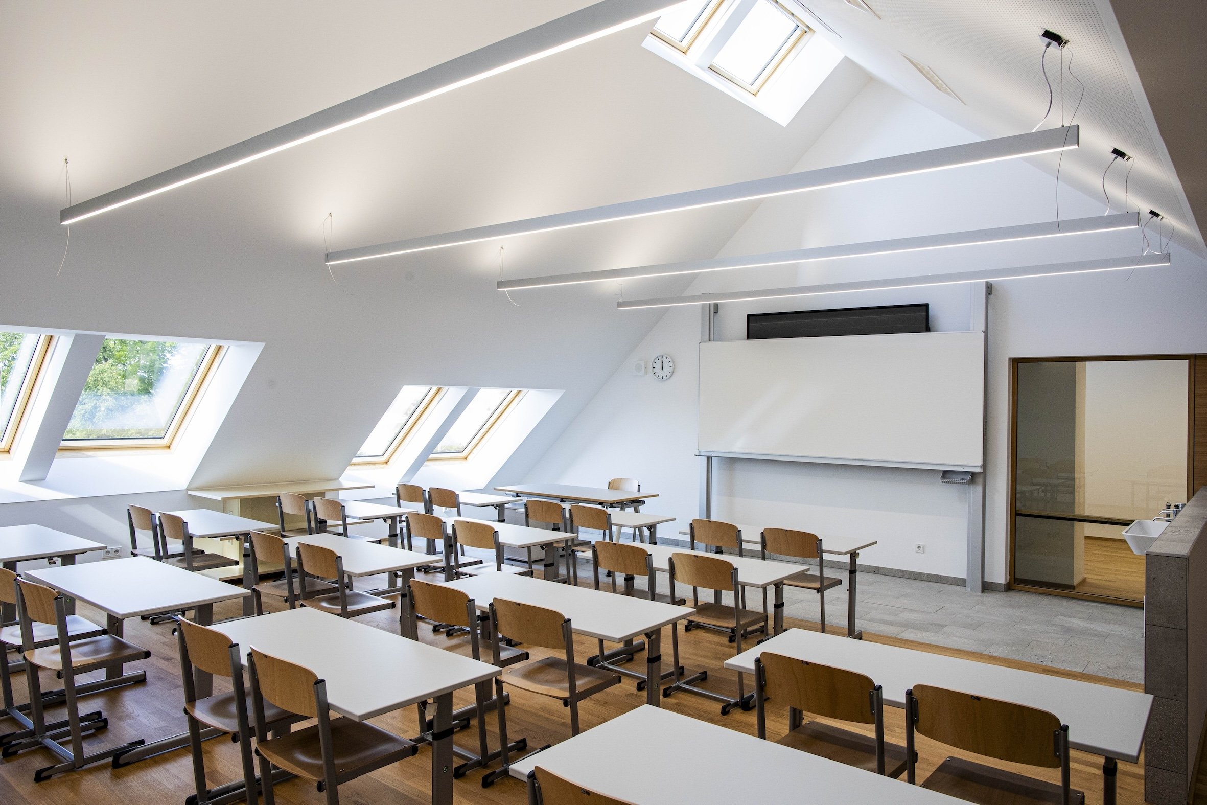 Klassenraum in der Schule am Wasserturm