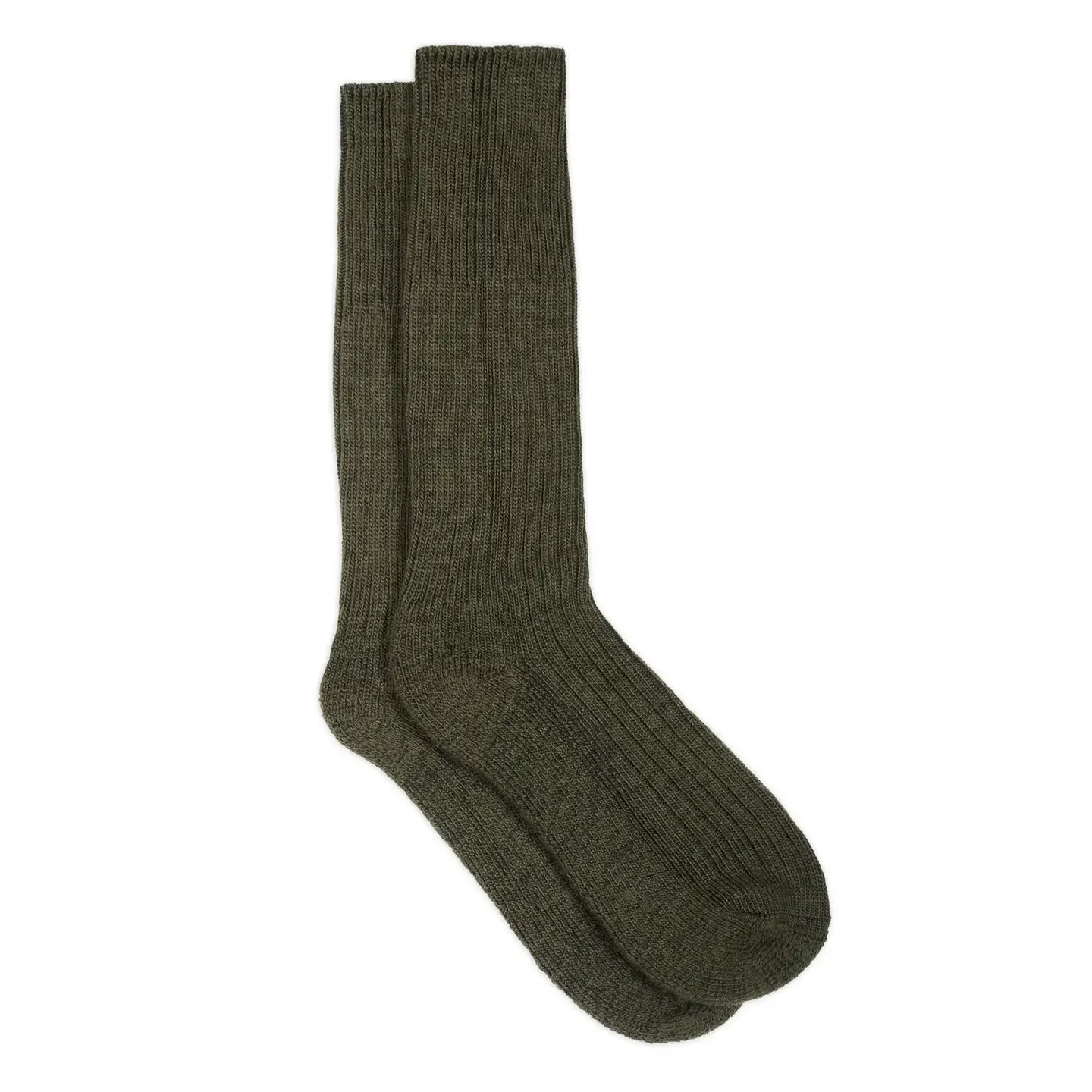 SILVERSTICK OLIVE: ALPINE WOOL SOCK