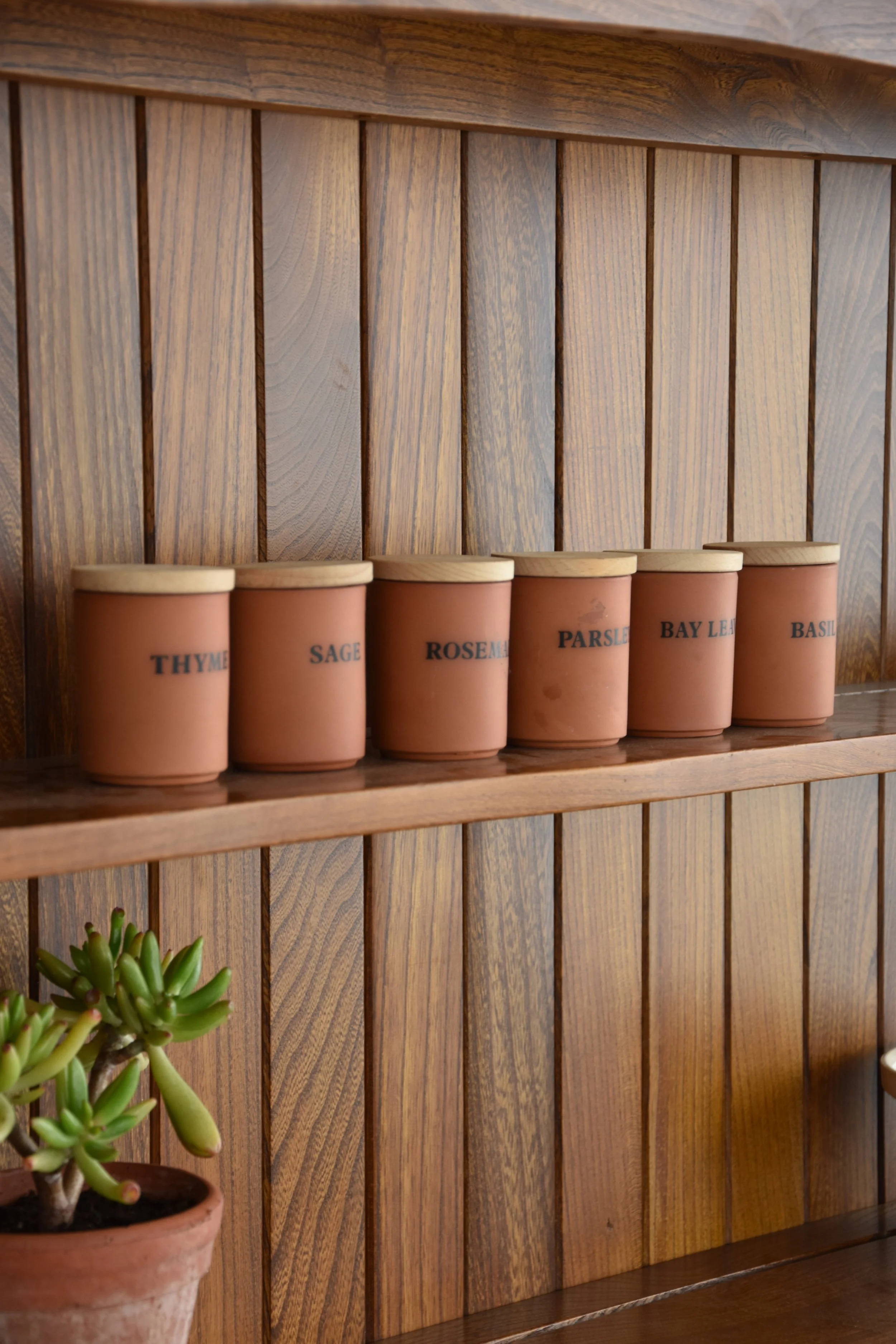 TERRACOTTA SPICE POTS