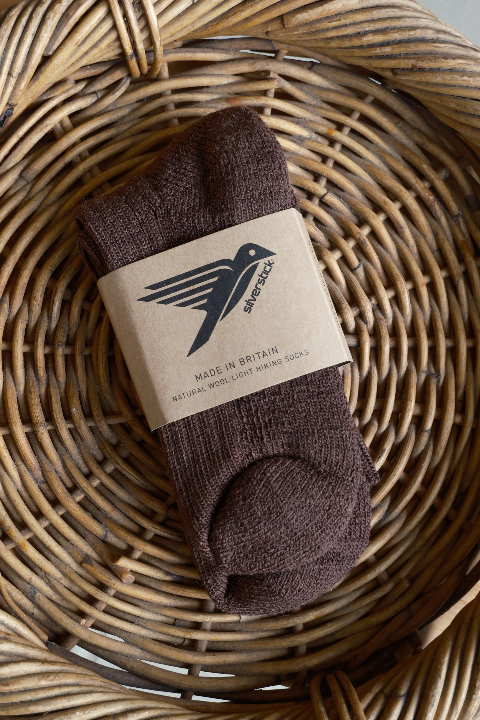 SILVERSTICK BROWN: ALPINE HIKING SOCK