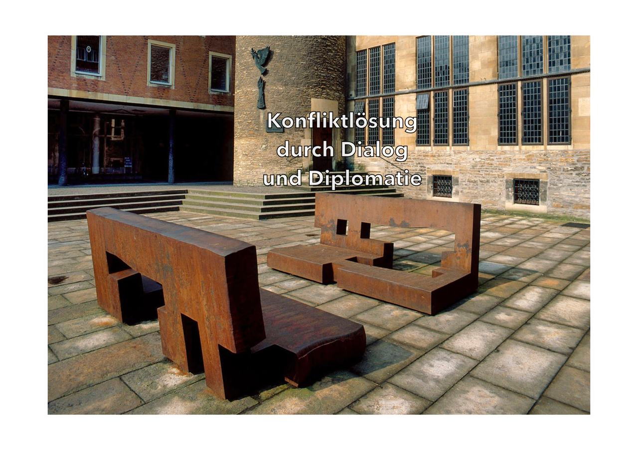 Chilida Bänke, Fotoquelle: Presseamt Münster-Roman Mensing