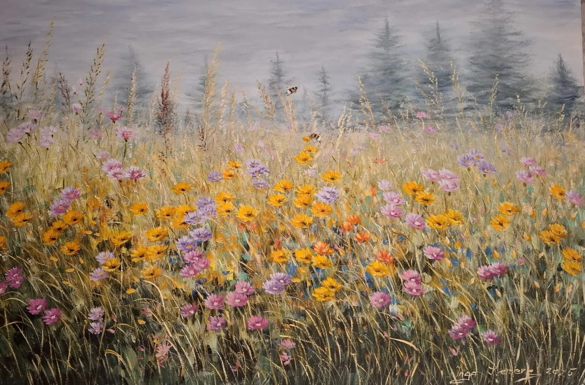 "Košā pļava meža ielokā"