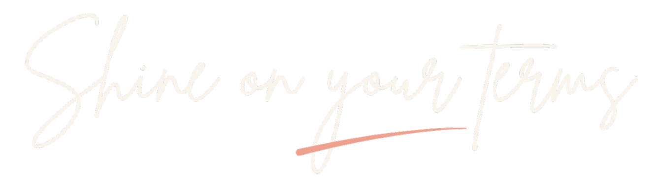 Shine on your terms, logo of Mylène Thisse coaching