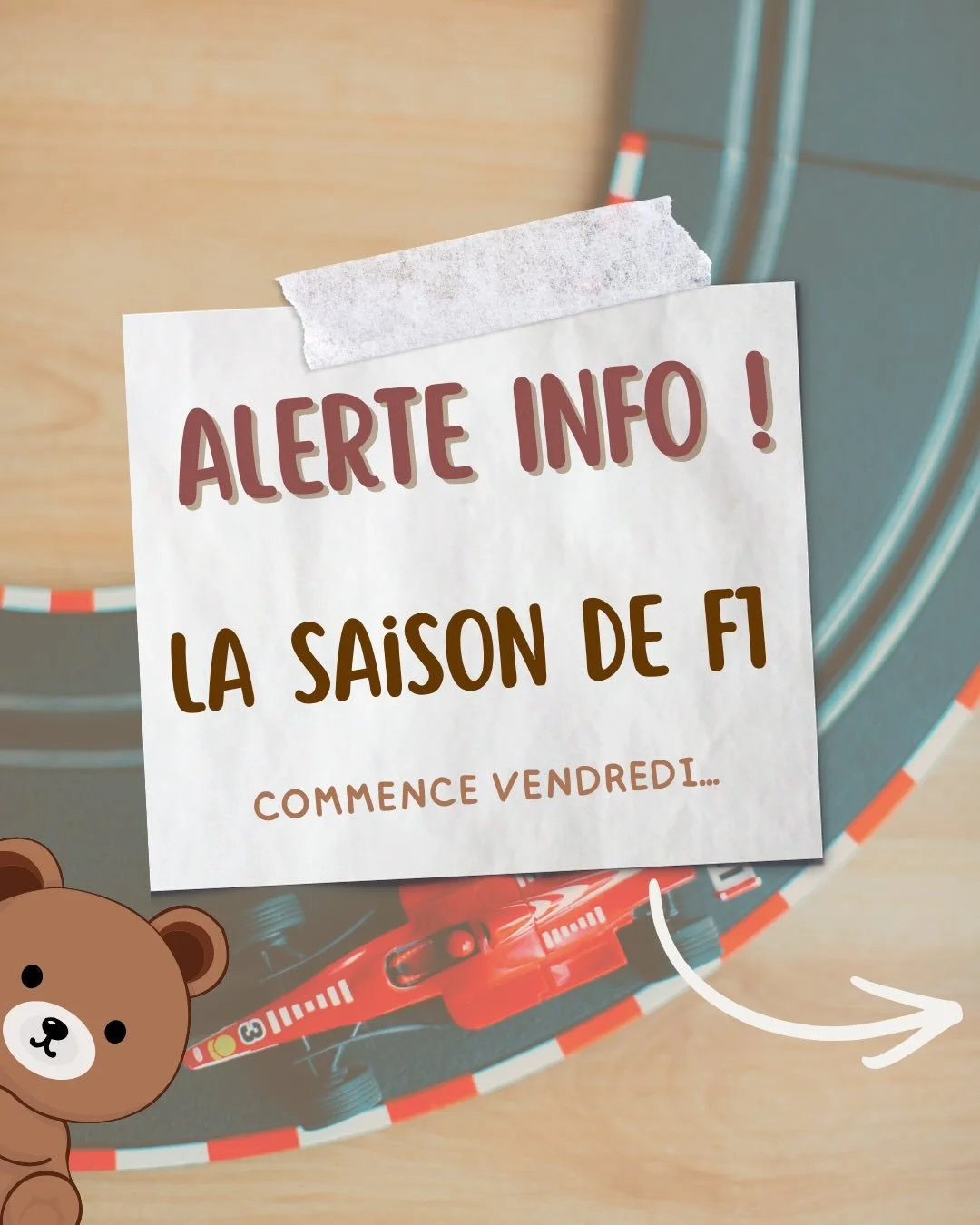 Alerte Info !🚨

La saisons de F1 commence bient&ocirc;t 🏎️ 

Et pourquoi pas faire plaisir &agrave; votre petit bout ou bien &agrave; papa ? 

Imaginez, votre enfant qui construit tranquillement son lego, papa &agrave; fond devant la course avec vo