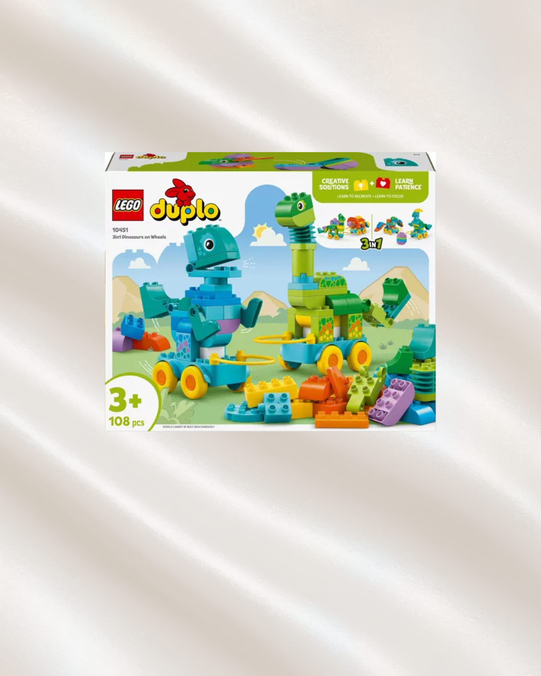 LEGO 10451 - Dinosaures sur roues 3-en-1 Duplo
