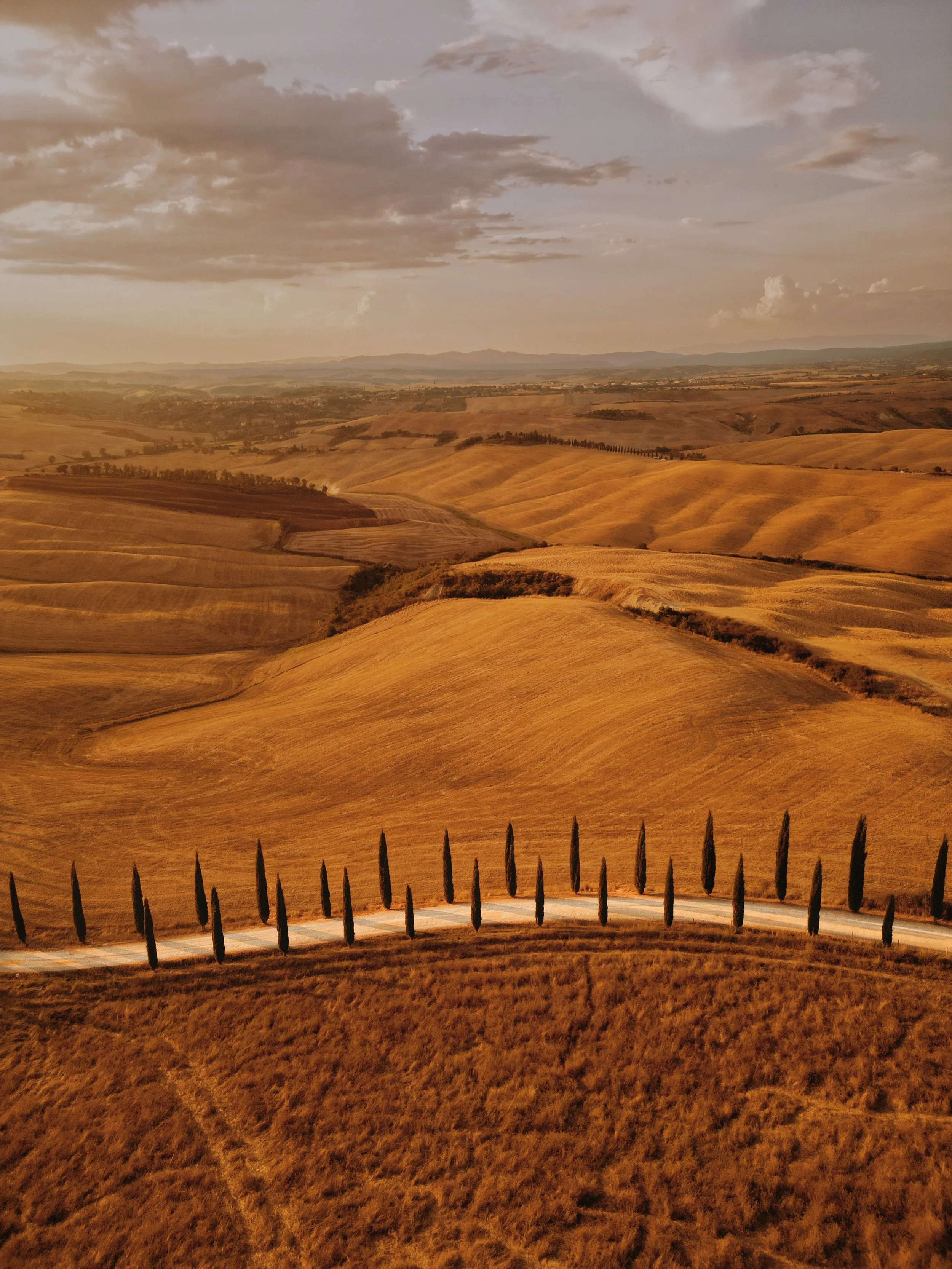 Toscana ilmakuva