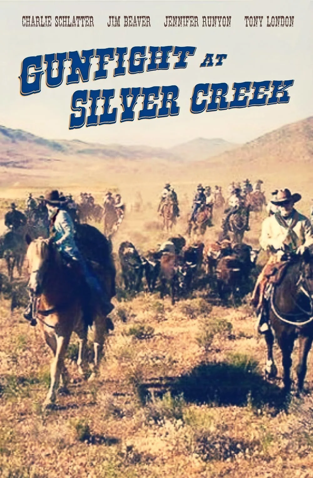 Movie poster for Gunfight at Silver Creek