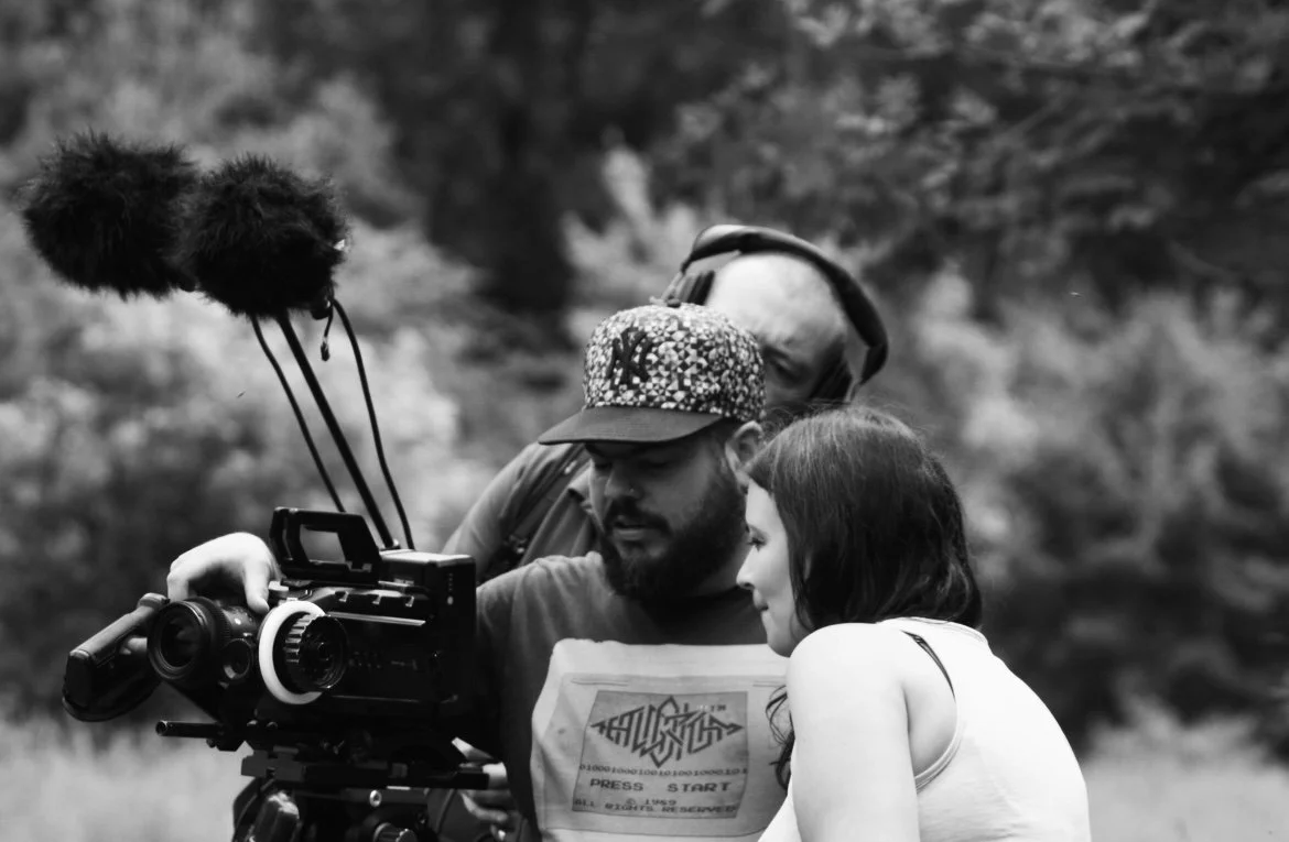 UK female director Cheryl Neve filming 1960s spy movie on black magic