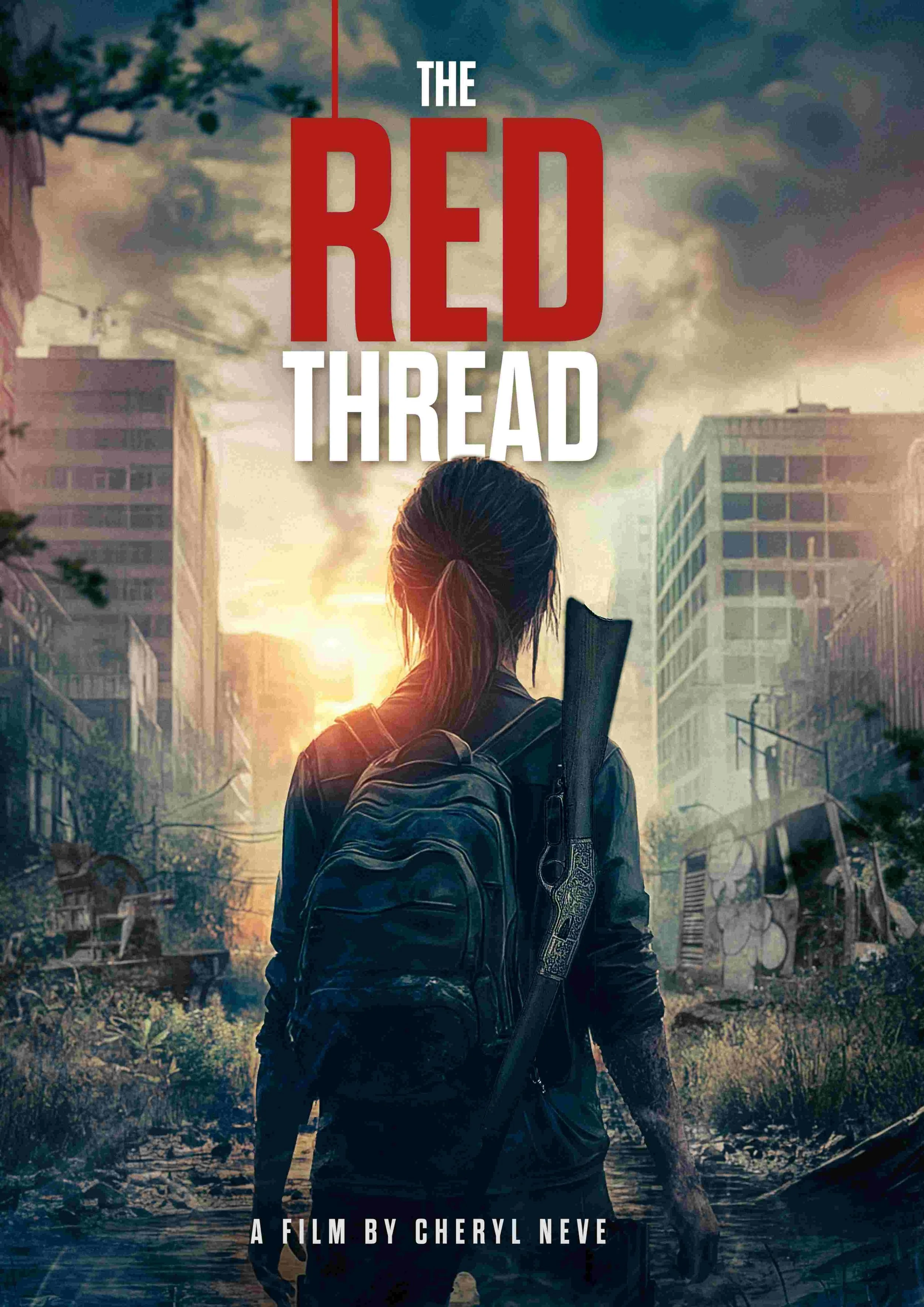 Sci-fi movie poster The Red Thread by screenwriter Cheryl Neve