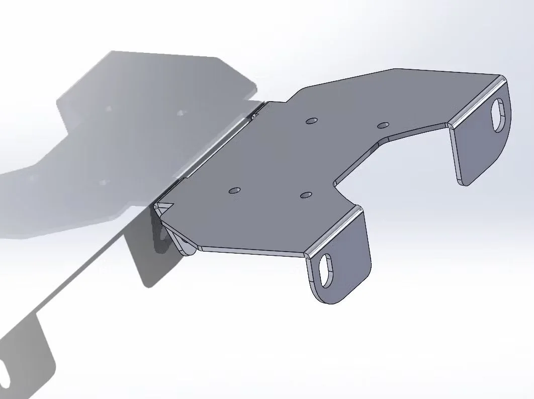 Bracket / Hardware no fairlead 2024 Polaris RZR XP1000