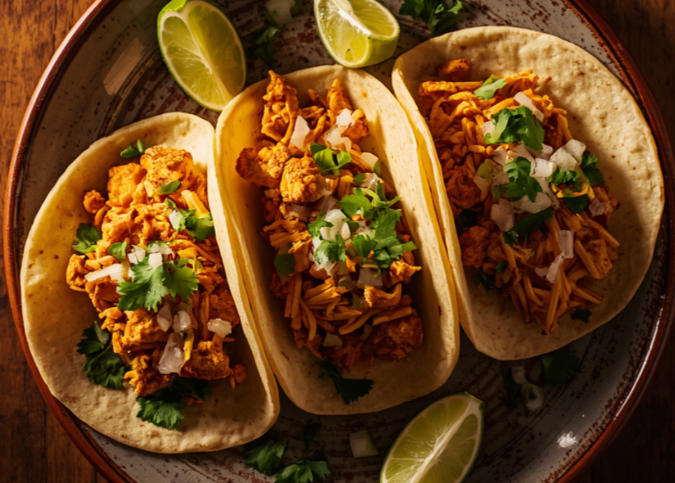 Sweet & Smoky Vegan Tofu Tacos - 100% plant-based and 100% satisfying.