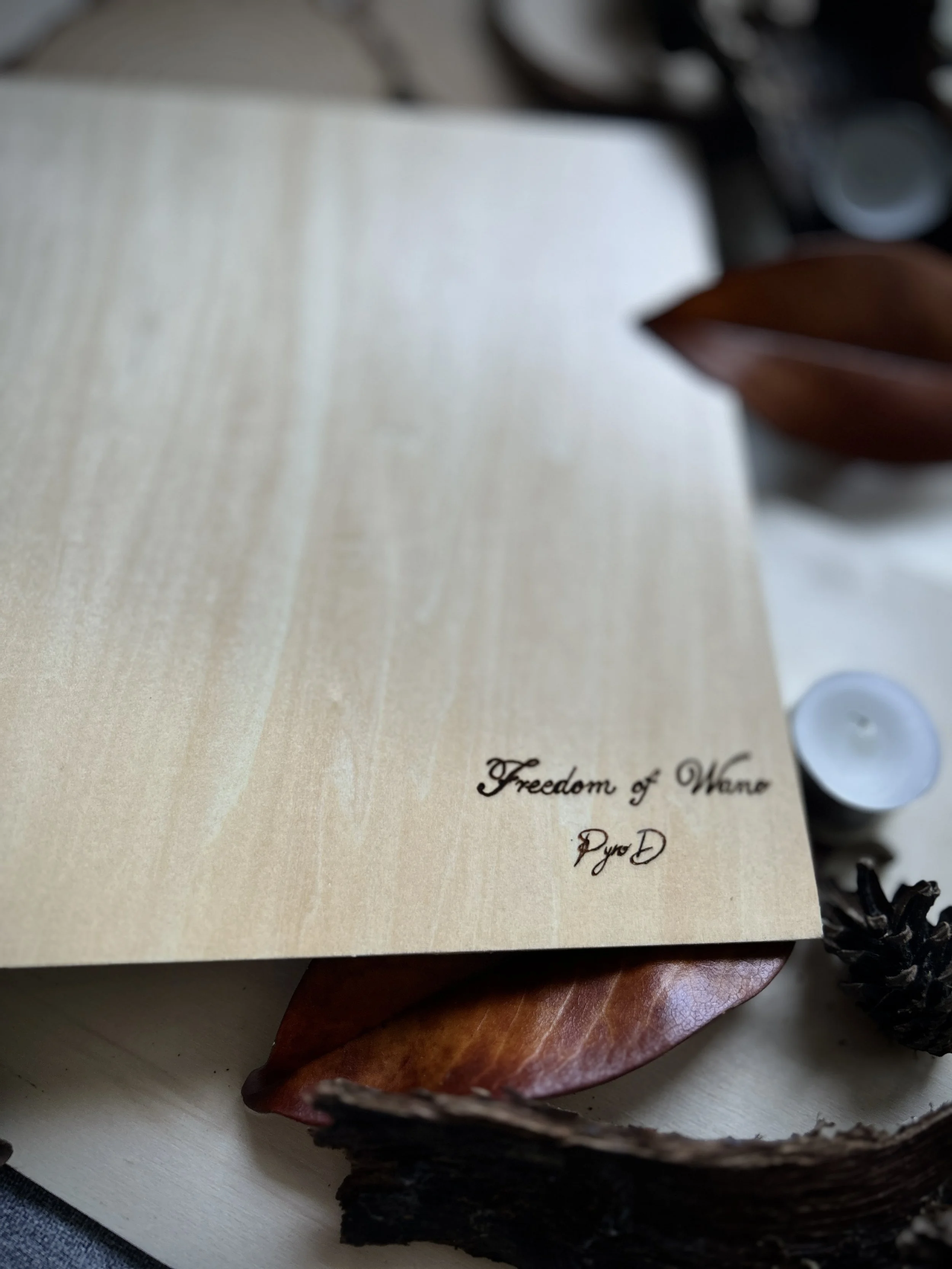 Freedom Of Wano | One Piece Anime | Wood-Burning Pyrography Artwork