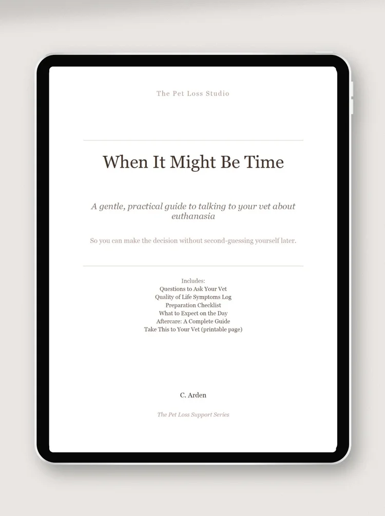 When It Might Be Time - PDF Guide