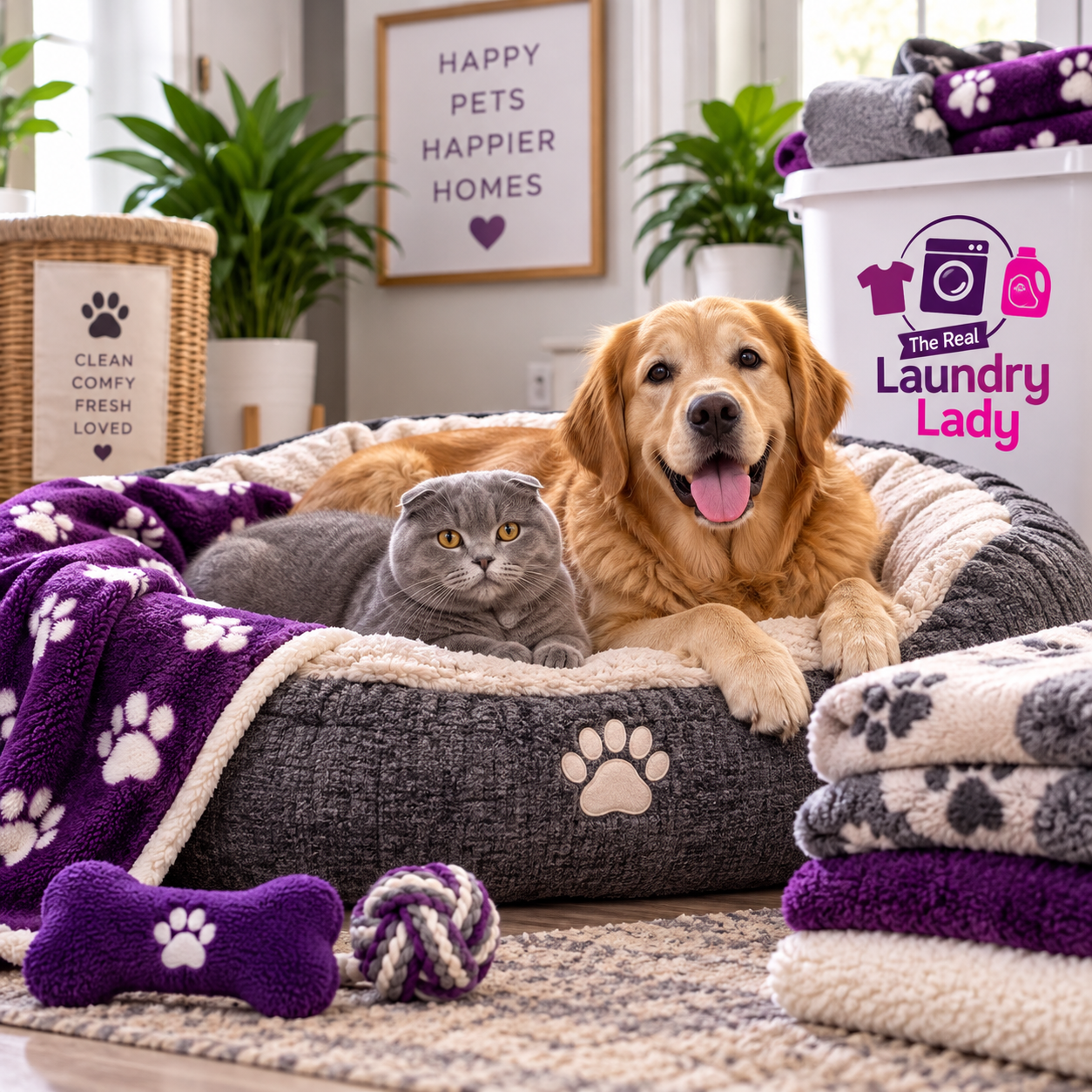 Large Pet Bedding Care