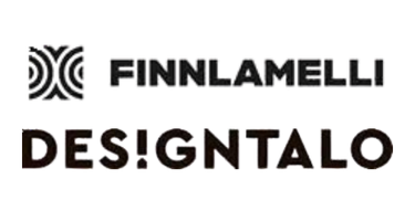 Finnlamelli ja Design Talo logot,