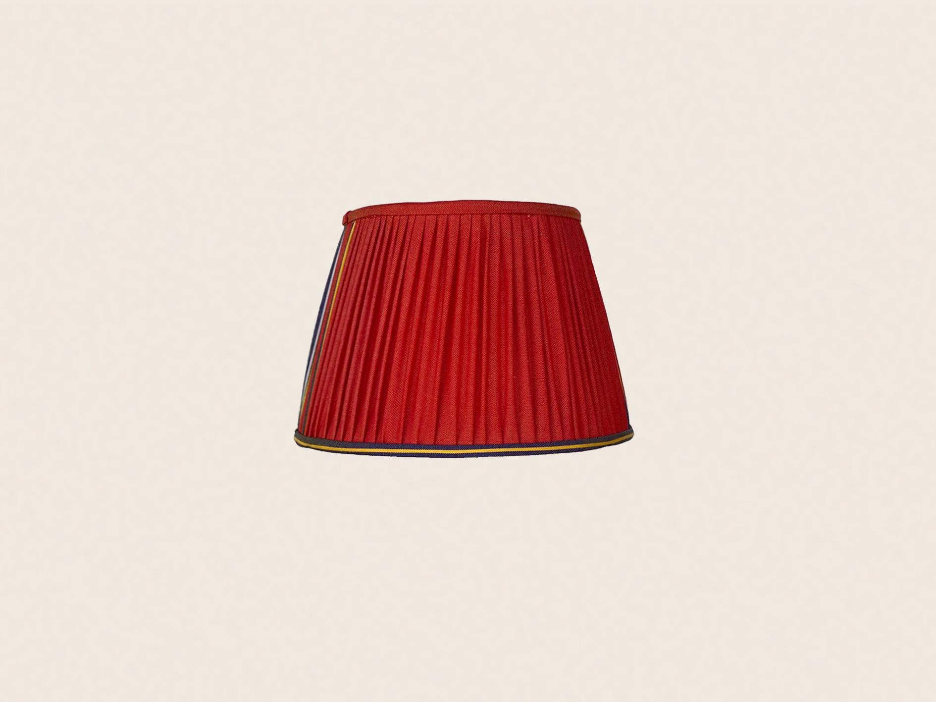 Orange Kikoy Fabric Lampshade