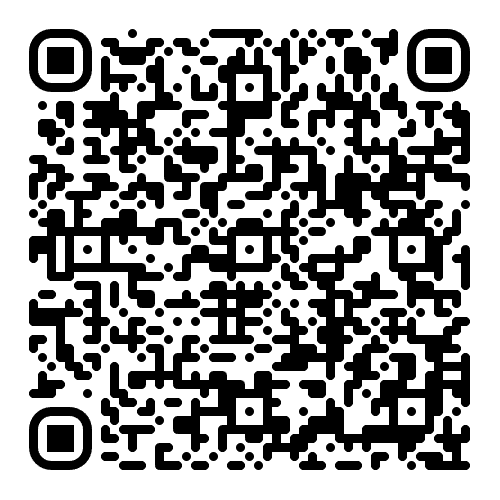 A QR code scanning pattern on a white background.