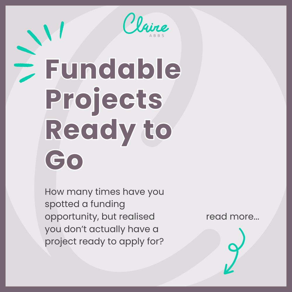 Having a list of fundable projects ready to go