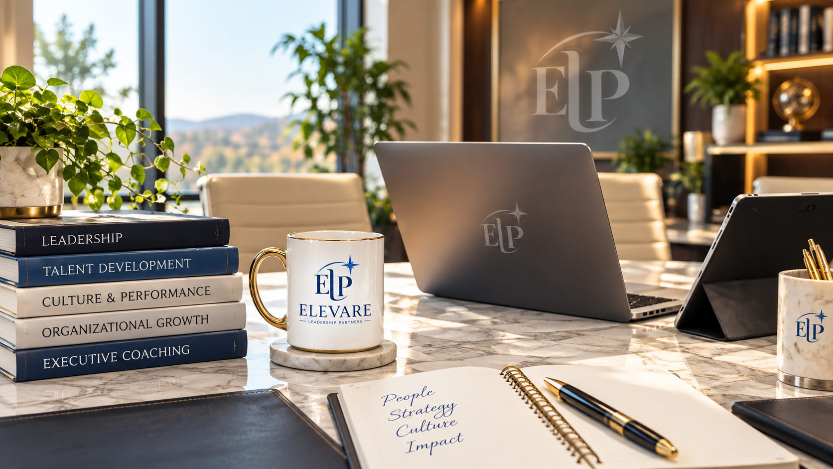 Elevare Leadership Partners workspace for leadership coaching, organizational development, and executive coaching.