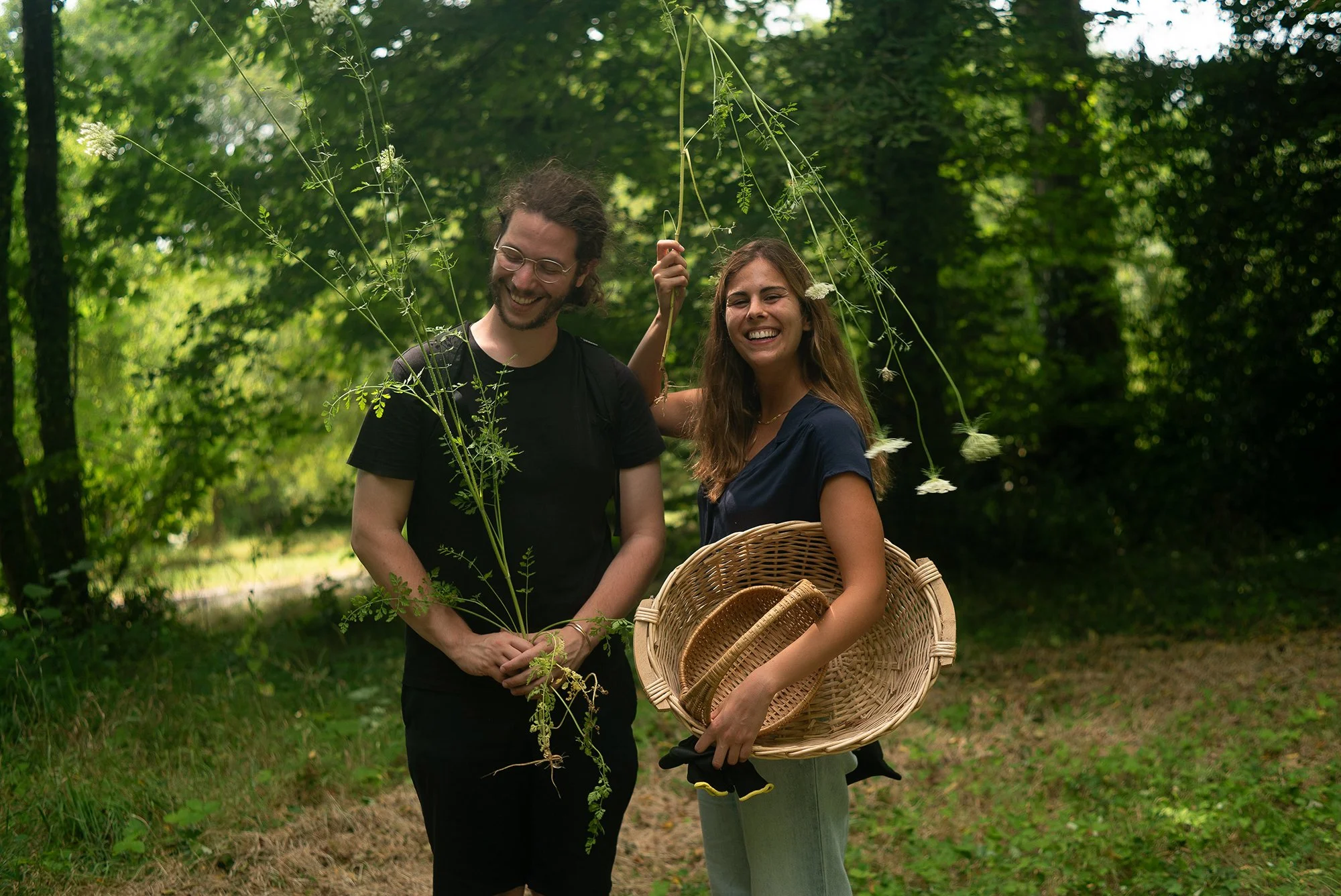Landscape Cooking, Kevin and Inês foraging