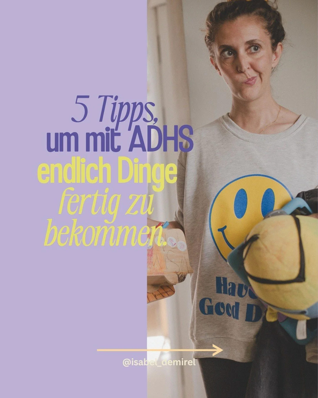 ADHS-Gehirne lieben den Anfang! &hellip; Aber verlieren schnell den Reiz beim Dranbleiben. 😅

Genau deshalb funktionieren klassische &bdquo;Durchziehen&ldquo;-Tipps oft nicht.
In diesem Posting findest du 5 Strategien, die wirklich zu einem ADHS-Geh