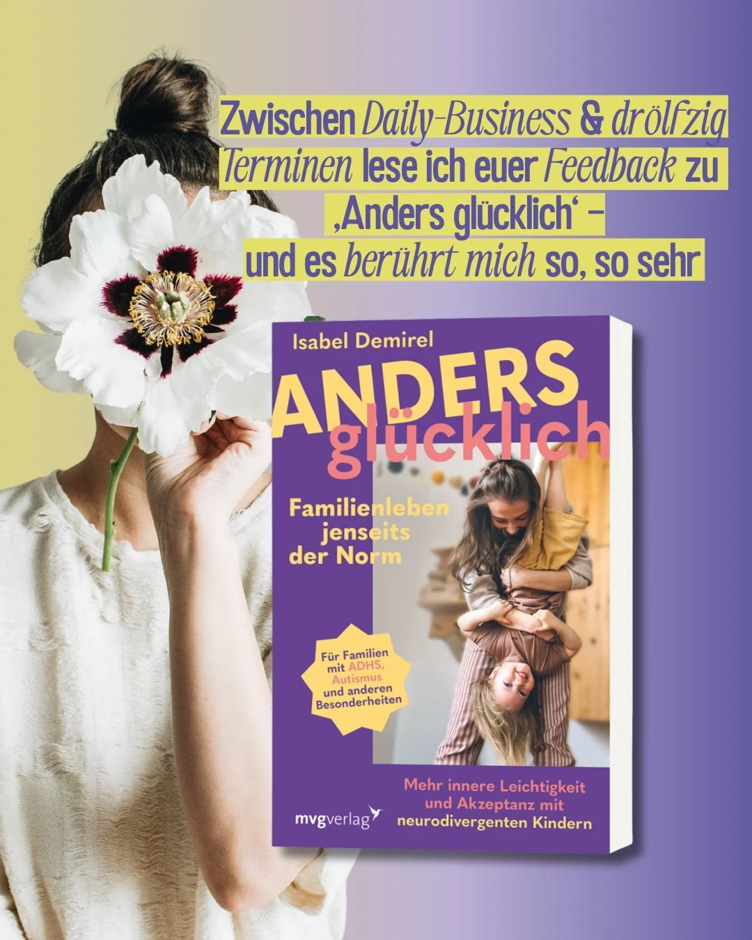 😭🙏 mein Buch &bdquo;Anders gl&uuml;cklich - Familienleben jenseits der Norm&ldquo; ist ab sofort &uuml;berall erh&auml;ltlich. Als Softcover, H&ouml;rbuch und E-Book. 

Ich freue mich auch &uuml;ber jede einzelne Rezension, auf Amazon, Thalia, Huge