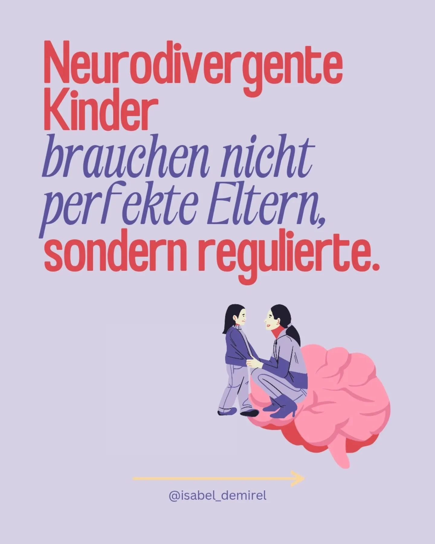 Neurodivergente Kinder zu begleiten ist unsichtbare Arbeit.

Das Auffangen nach einem langen Tag. Das Mitregulieren in &Uuml;berforderung. Das st&auml;ndige Verstehen, Erkl&auml;ren und Mitdenken.

Und genau das ist so wichtig. 💛 Studien zeigen: Neu