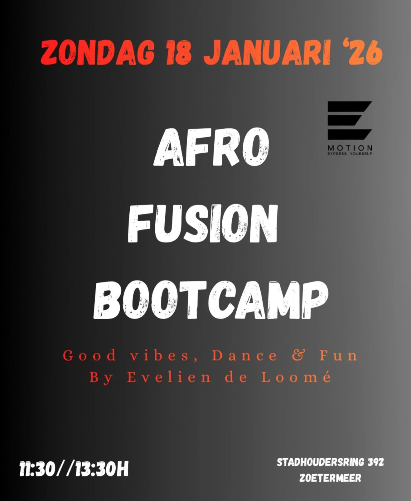 OH YES!🔥Zet het alvast in je AGENDA //18 januari &lsquo;26! #bootcamp #afrofusion #vibe #workshop In deze twee uur oefenen we steps vanuit de AfroDance en werken we naar een heerlijke choreo 🥰 Tickets in BIO 🥰