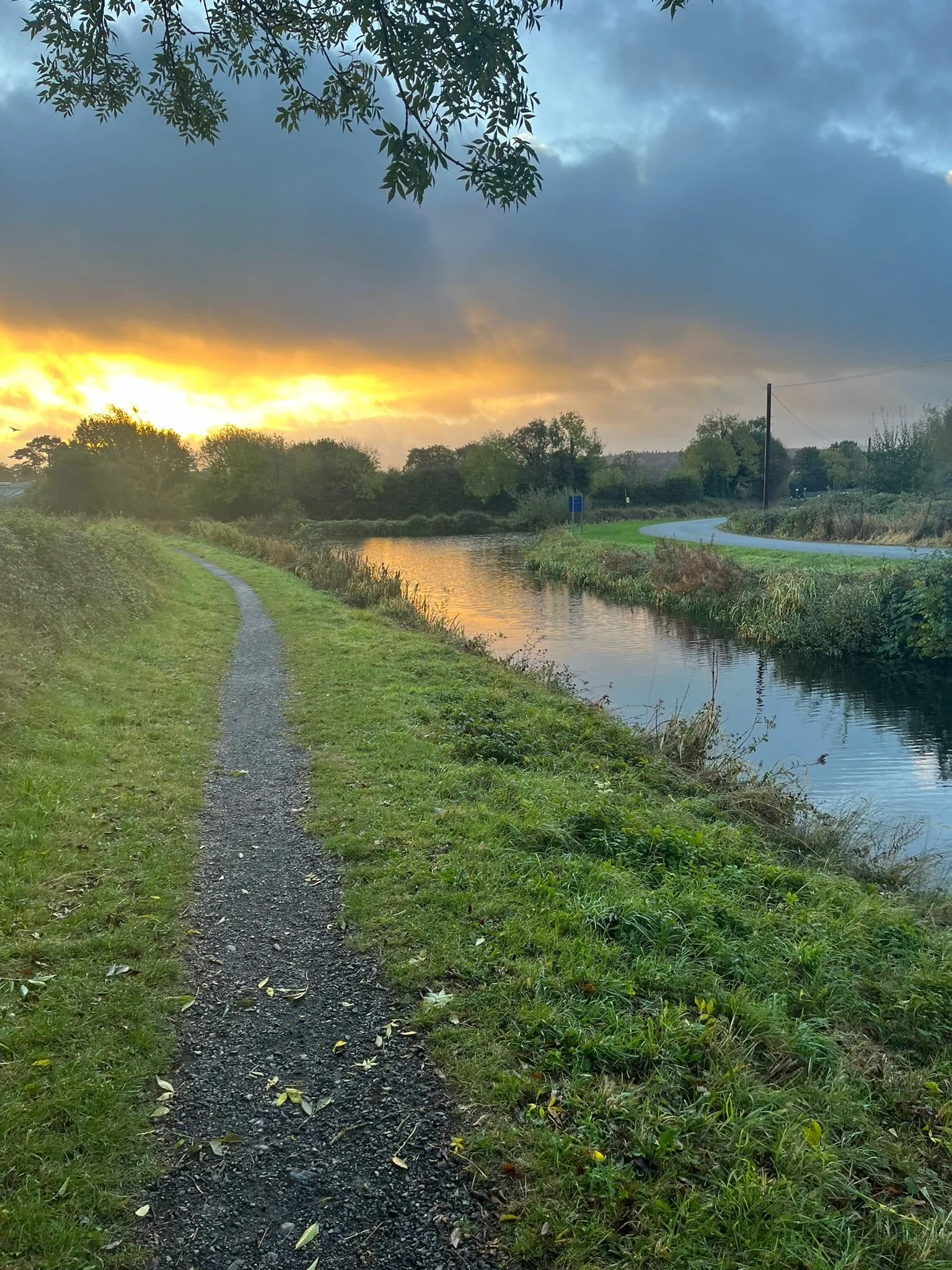 Sunset along the River Barrow Co. Kildare Ireland