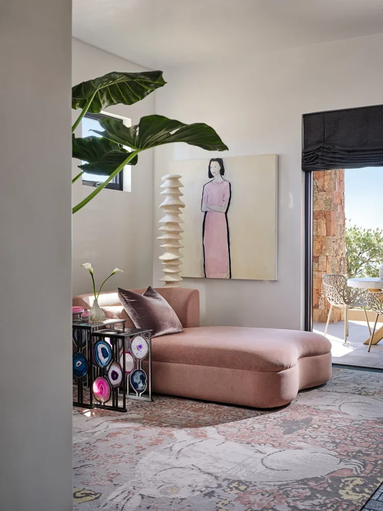 Modern Sitting Area with Art by Chandler Prewitt Design