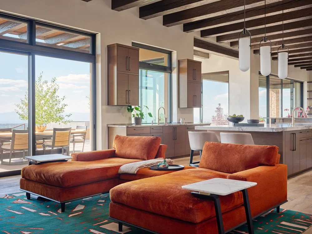 Contemporary Southwestern Living Room by Chandler Prewitt Design