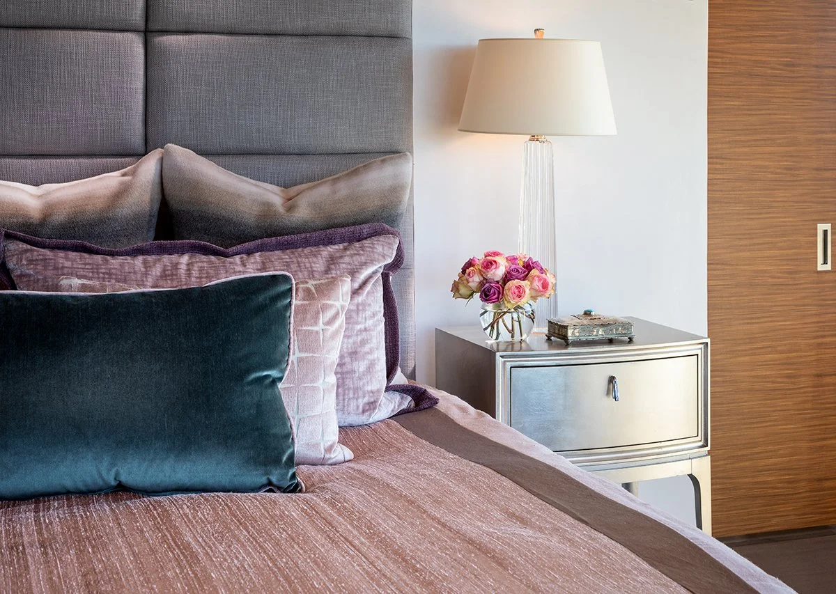 Client testimonial praising Chandler Prewitt Design for professional interior design services and attention to detail in a custom-built home.