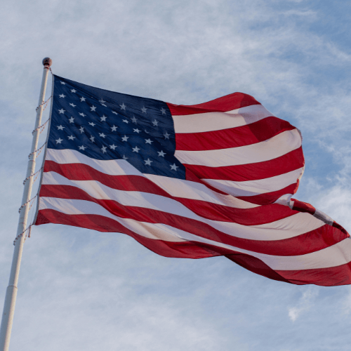american flag for United States state job sites for South African refugee resources