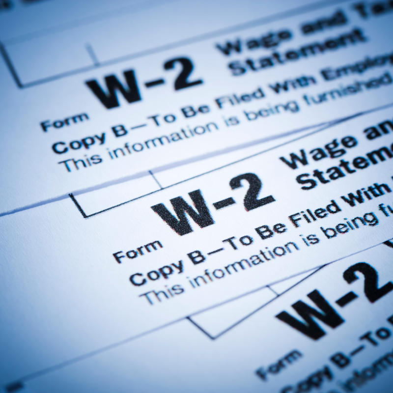 image of W-2's for employers who want to hire South African refugees